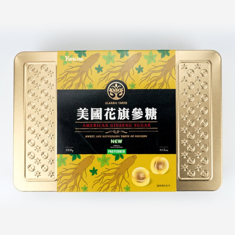 保达美国花旗参糖 328g/盒 休闲食品糖果批发