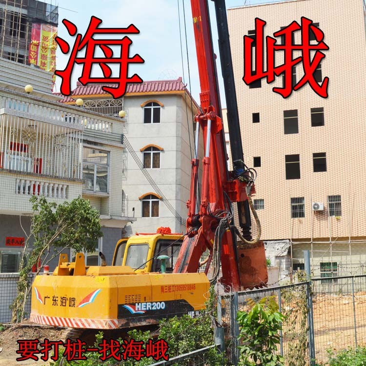 打桩建筑工程队/旋挖机/旋挖钻机/小型旋挖机