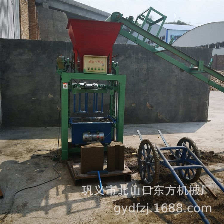 定制固坝护堤砖设备 自嵌式生态景观河堤护坡挡土墙砖机 护坡砖机