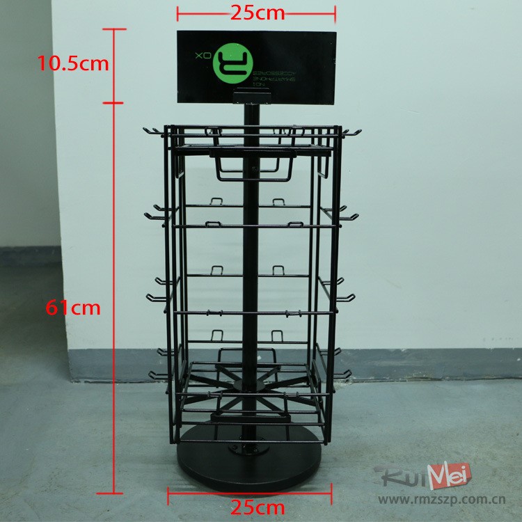 加工定制 台式旋转小展架 小商品网片挂钩展示架 饰品架铁展示架