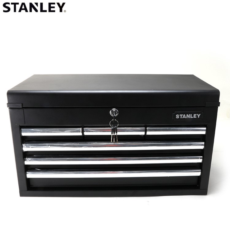 史丹利/STANLEY 93-546-23带锁6抽屉工具箱 铁制工具箱五金收纳箱