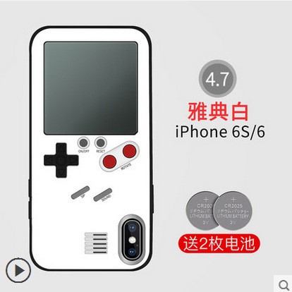 游戏手机壳俄罗斯方块手机壳苹果壳斗音苹果壳适用IPHONEX手机壳