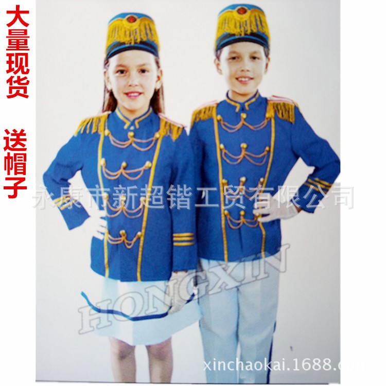 新款鼓号队服装表演服鼓号服中小学生幼儿园升旗手服管乐队服装