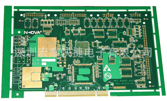 供应金手指电厚金PCB  阻抗控制硬金HDI电路板  工控设备压接孔板