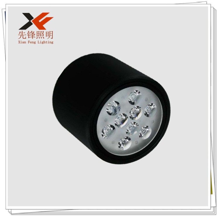 led明装筒灯外壳套件 9W 12W 大功率LED明装筒灯外壳 灯具套件