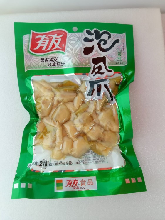 重庆特产 有友210g泡凤爪 山椒味 零食小吃 泡凤爪 休闲食品批发