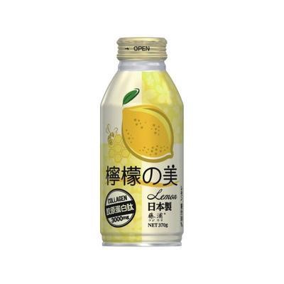 日本藤浦柠檬之美胶原蛋白肽柠檬果汁饮料370ml