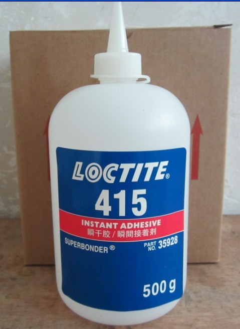 乐泰415胶水 Loctite415瞬干胶 金属粘接高粘度快干胶 500g