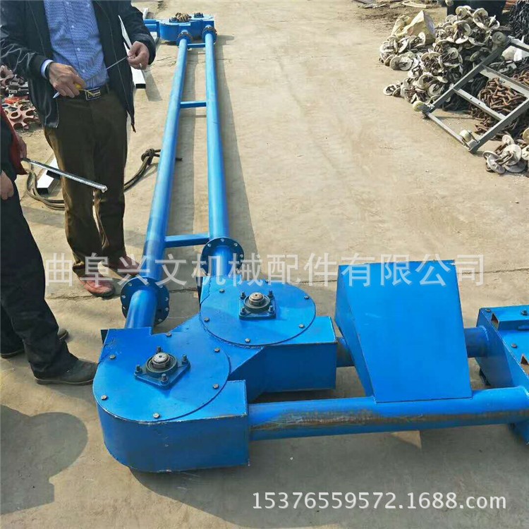 大管径管链输送机 粉体封闭环保输送机 圆盘管链给料机