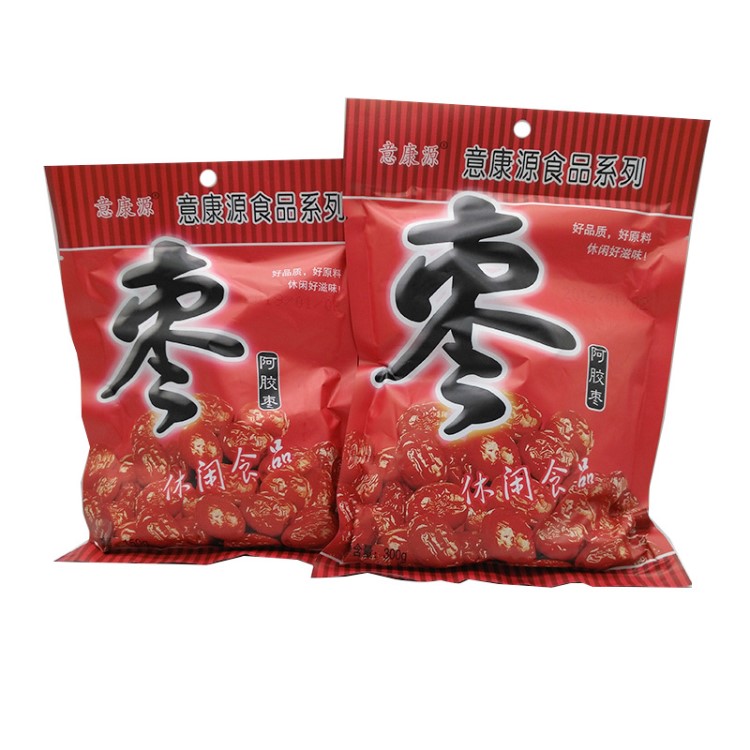 意康源150g阿胶枣 果干蜜饯 软蜜枣 泡茶煲汤煮粥即食 零食批发