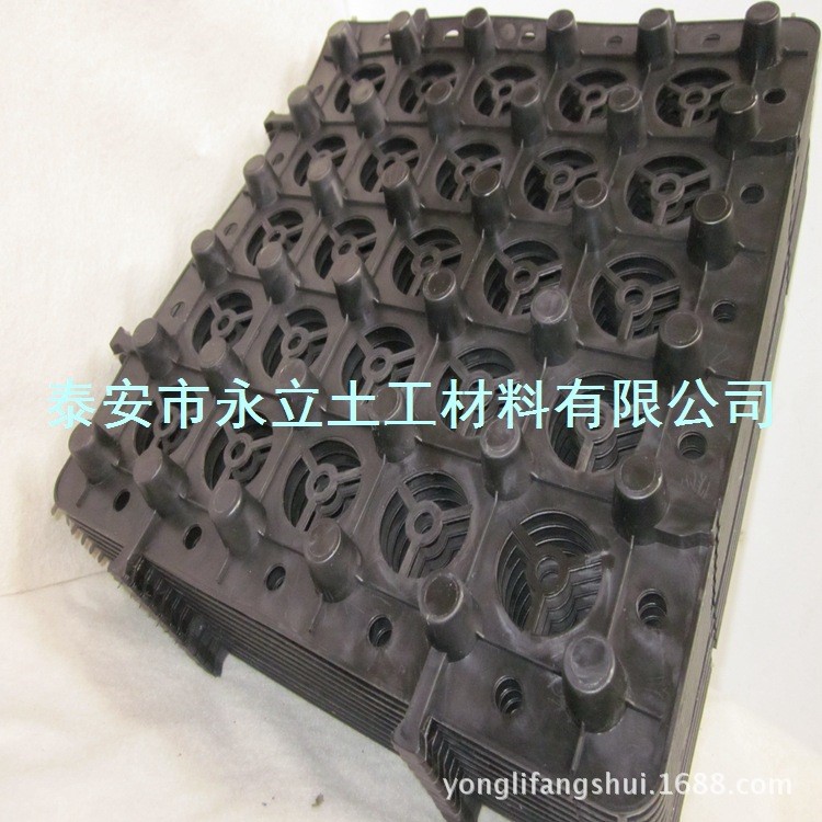 成块排水板（蓄排水板）车库块状排水板低价供应