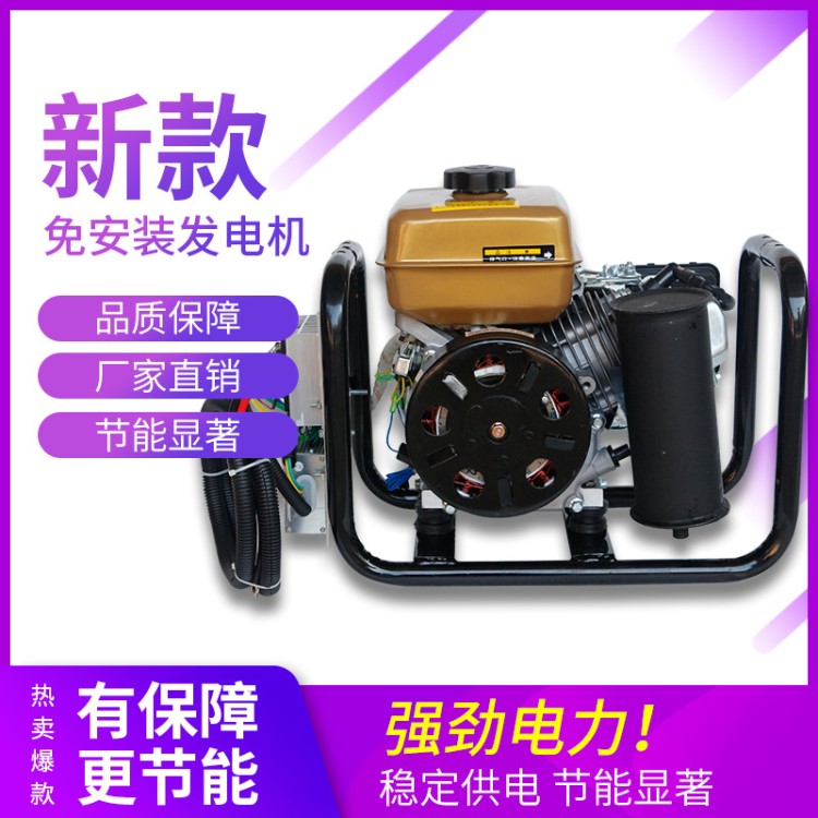 电动车发电机 免安装款增程器 小型汽油发电机 48V 60V 72V