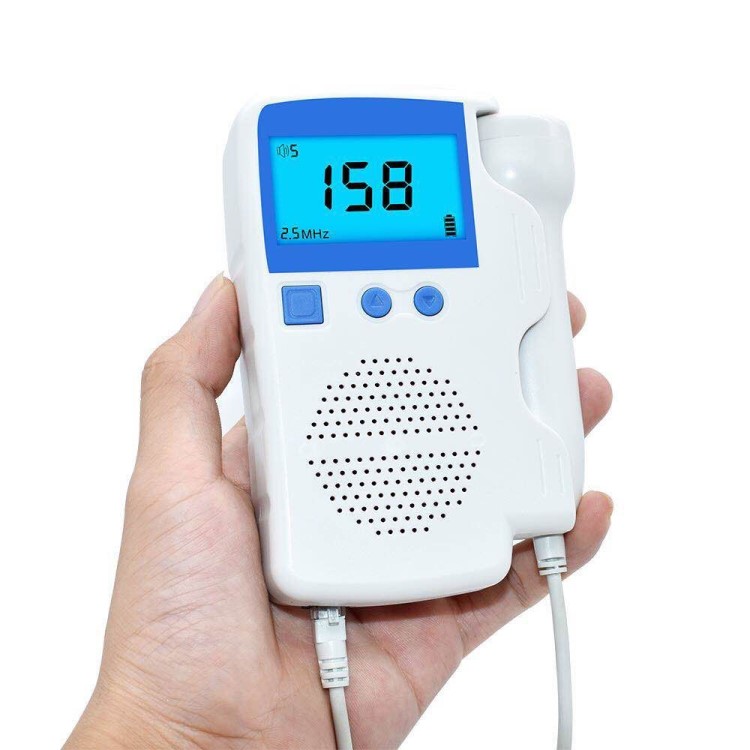 2019新款超声波多普勒胎儿心率音监测仪 检测仪 fetal doppler