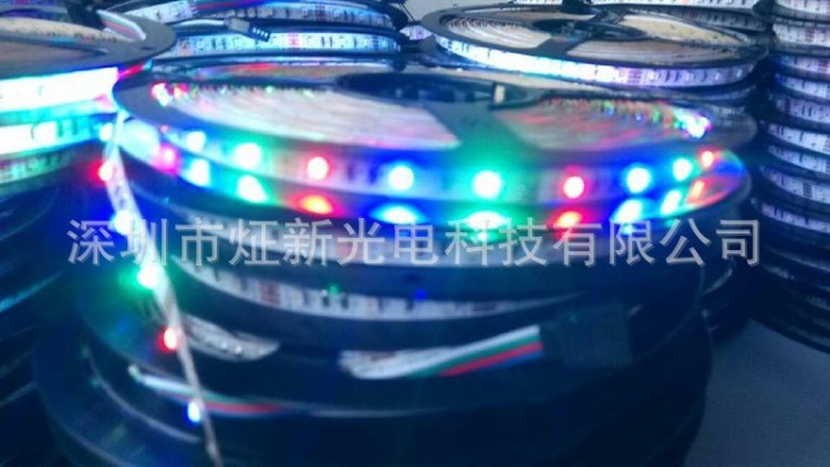 LED3528七彩RGB软灯带电压3.7V 滑板车灯led灯带模型 LED灯