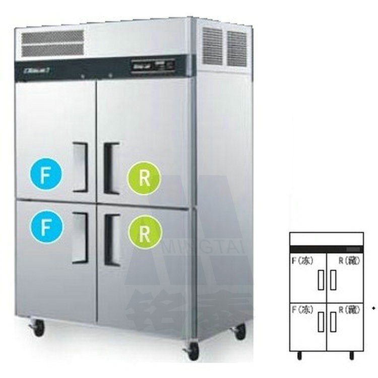 Turbo air特博尔KRF45-4H立式双温柜 冷藏冷冻风冷厨房冷柜