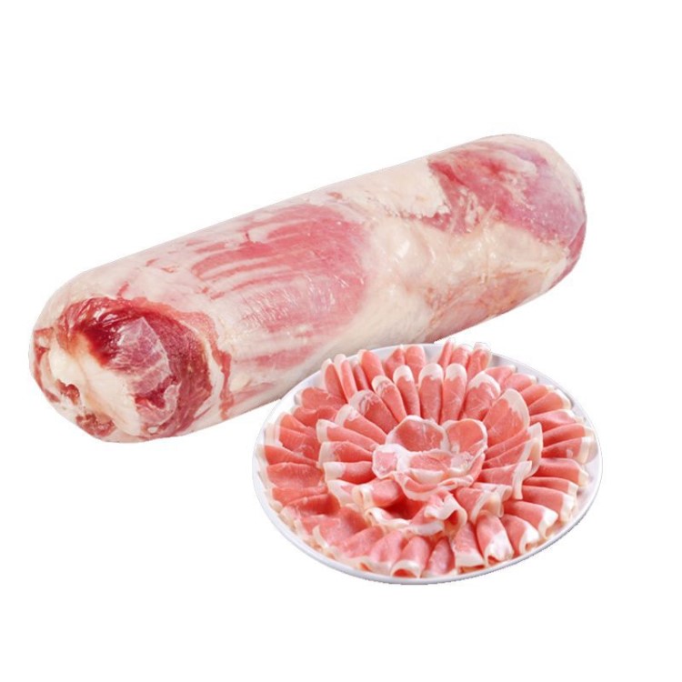 内蒙古羔羊新鲜冷冻涮火锅食材2斤/卷 清真羊肉太阳卷20卷/件