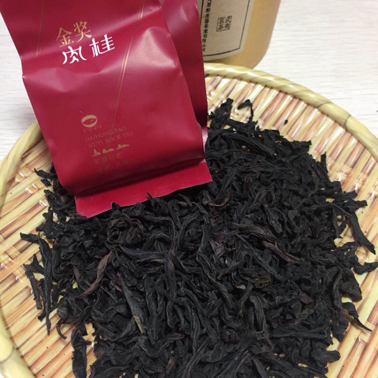 武夷岩茶肉桂茶叶 半岩山场 果香型小泡装金奖肉桂 茶叶厂家直销