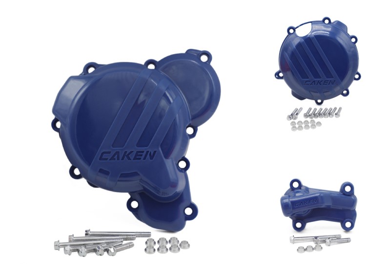 CAKEN越野摩托车改装配件ktm水箱护罩发动机保护盖离合器保护盖2t