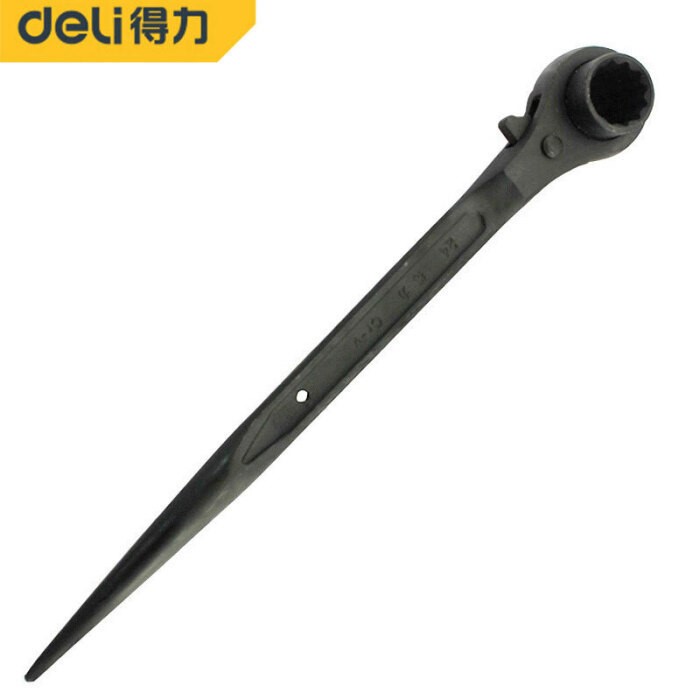 得力deli工具 DL4195尖尾棘轮扳手14x17mm