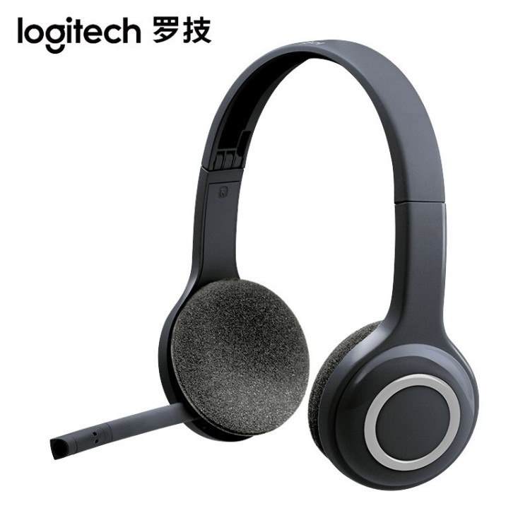 Logitech/罗技H600 头戴式无线耳机 旋转USB便携式耳麦 