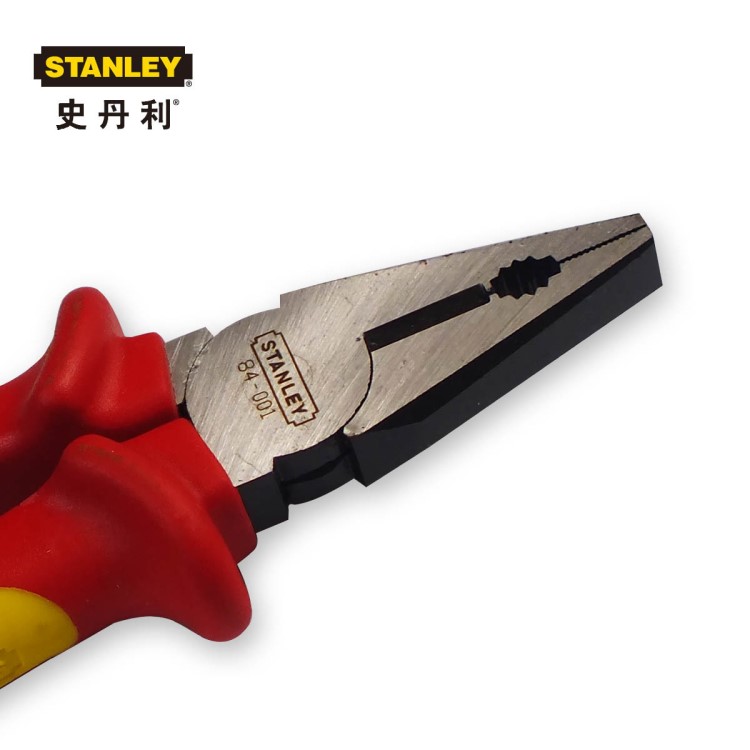 史丹利FatMax绝缘钢丝钳高压1000V电工绝缘钳老虎钳6.5/7寸84-000