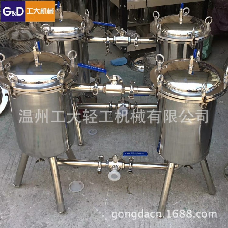 不锈钢双联过滤器 管道双联过滤器