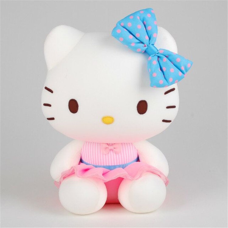 Hello kitty公仔 凯蒂猫毛绒填充物泡沫粒子娃娃玩偶公仔抱枕