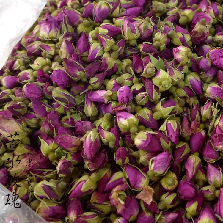 新货苦水玫瑰花茶 玫瑰干花蕾 花草果茶叶散装批发500g