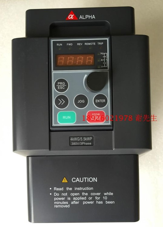 ALPHA6000E-3037G/3045P 阿尔法变频器37/45KW380V通用重载型全新