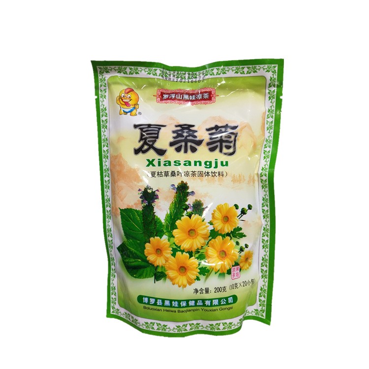 广东博罗县罗浮山黑娃凉茶  夏桑菊茶  夏枯草桑叶凉茶固体饮料