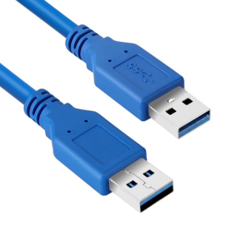 厂家直销 1米USB 3.0公对公数据线 AM对AM双头USB高速移动硬盘