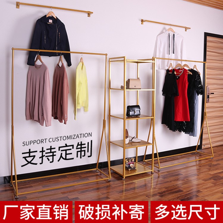 新品包邮服装架 服装店店面装修配套中岛架衣帽架厂家一件代发