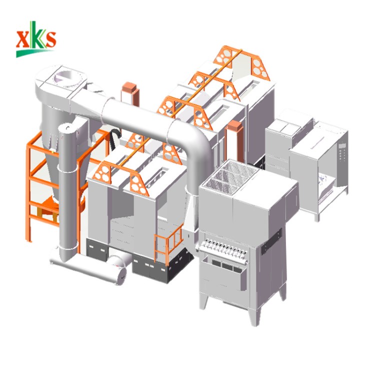 深圳制作全自动喷涂设备涂装生产线 全套金属件喷粉生产线