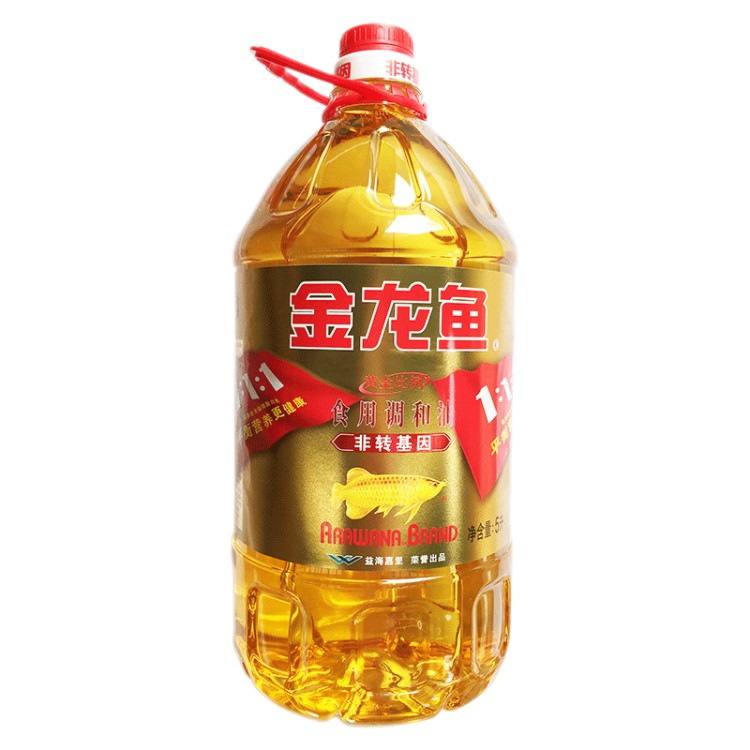 金龙鱼黄金比例食用调和油5L 1:1:1食用油非转基因 家用福利团购