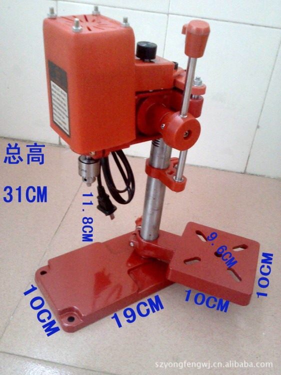 安利4MM 8档无级调速台钻 台式钻床 木工塑料佛珠 钻孔机 打孔机