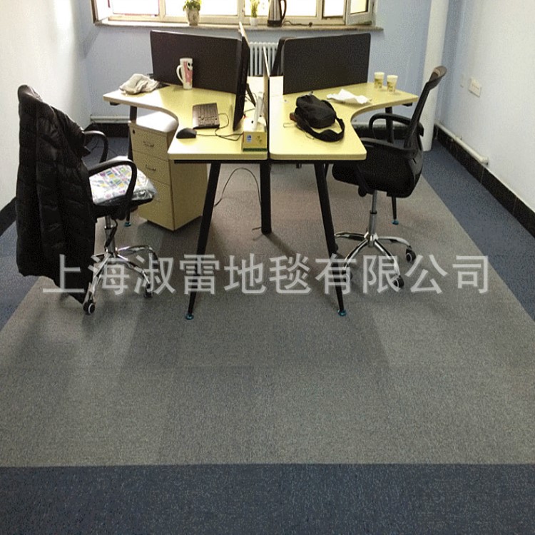 PVC软底方块地毯 易清洗可局部更换商用办公家庭居室经理室店面毯