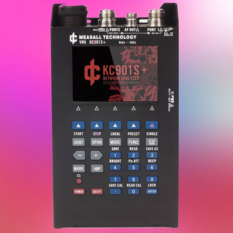 KC901S+矢量网络分析仪天馈线频谱场强射频万用表SWR驻波测试4G