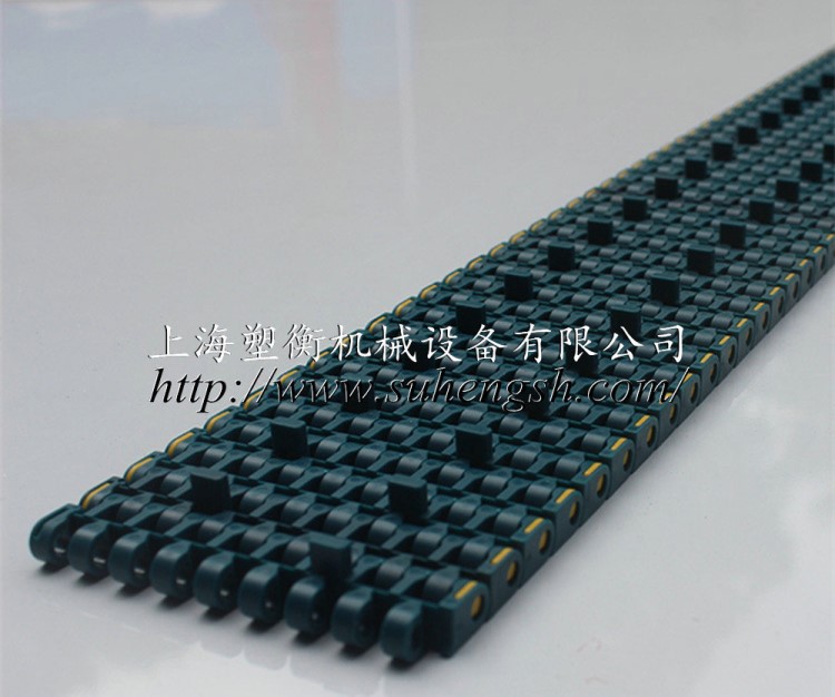 FG500塑料网带平格限位 85MM宽模组网链50MM宽5050模块输送带
