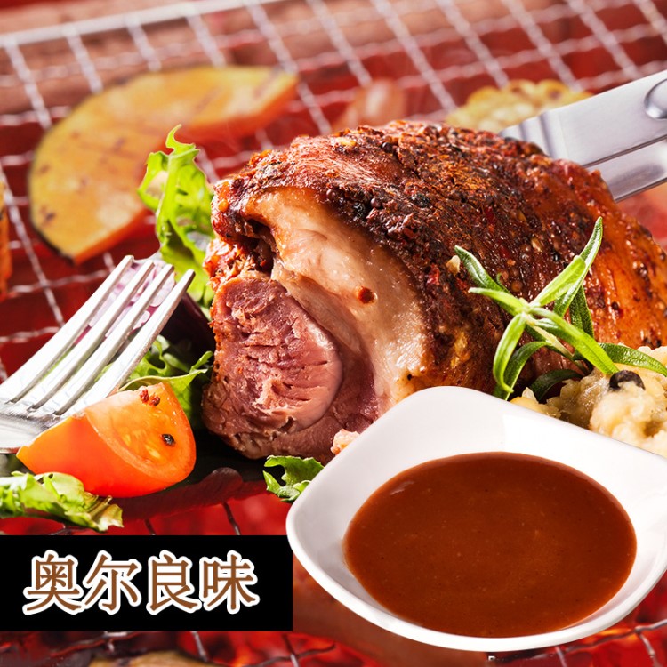 厂家直销供应烘焙烤肉酱内料 美味BBQ烧烤酱 110克奥尔良烧烤酱