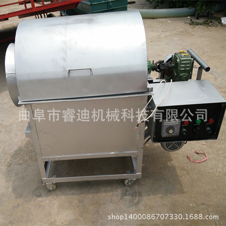 临沂炒板栗机 多功能坚果干果燃气滚筒炒货机 滚筒炒货机