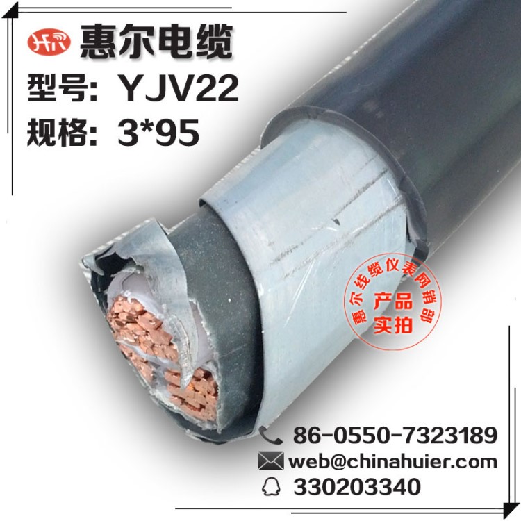 VVP22-3*95电力电缆铜芯力缆惠尔厂家直销