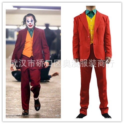 JOKER杰昆菲尼克斯DC电影小丑服COS万圣节cosplay表演服装