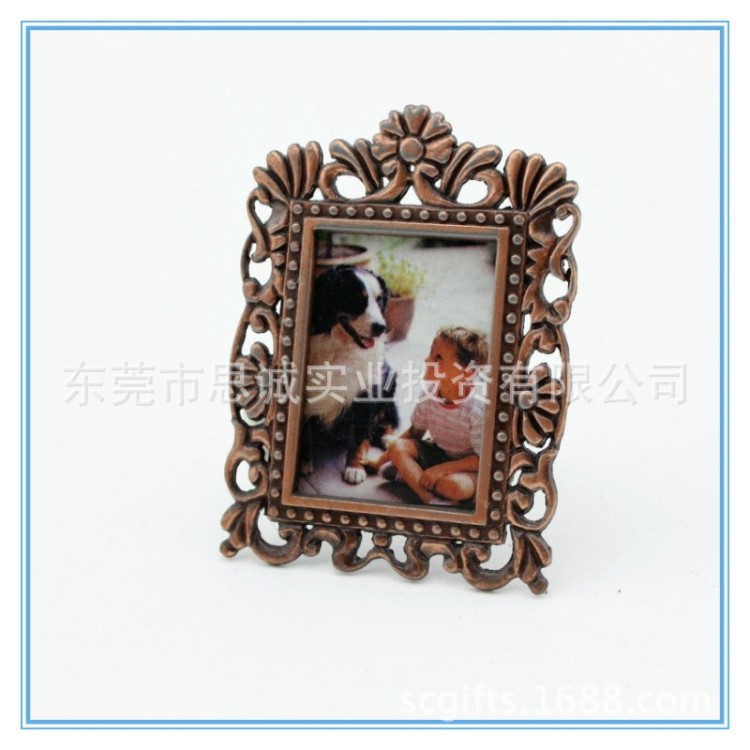 photo frame 金属复古相框 欧式摆台 合金相框 SCP00048