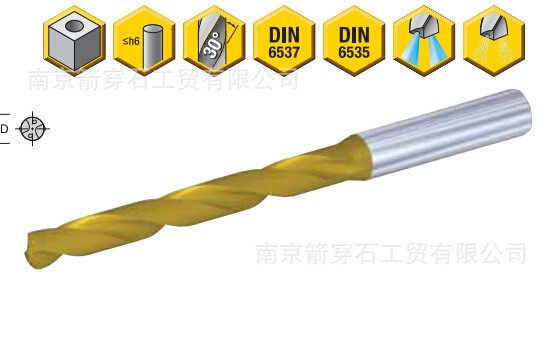 肯纳(Kennametal) Godrill整体硬质合金内冷钻头 数控刀具