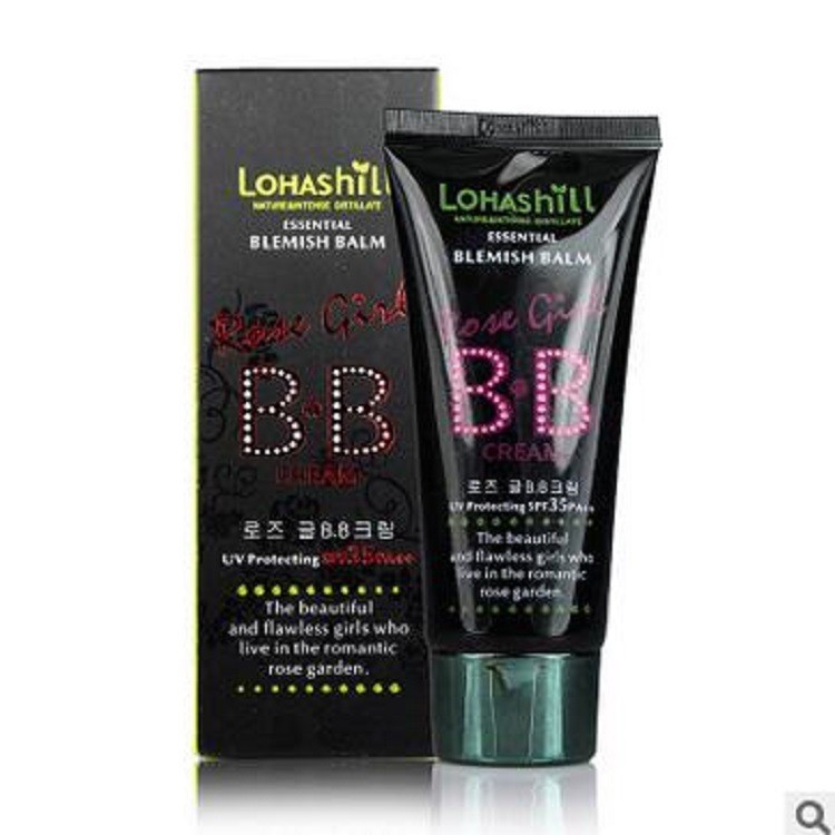 露韩饰Lohashill 玫瑰女孩BB霜 裸妆霜 遮瑕60ml 批发