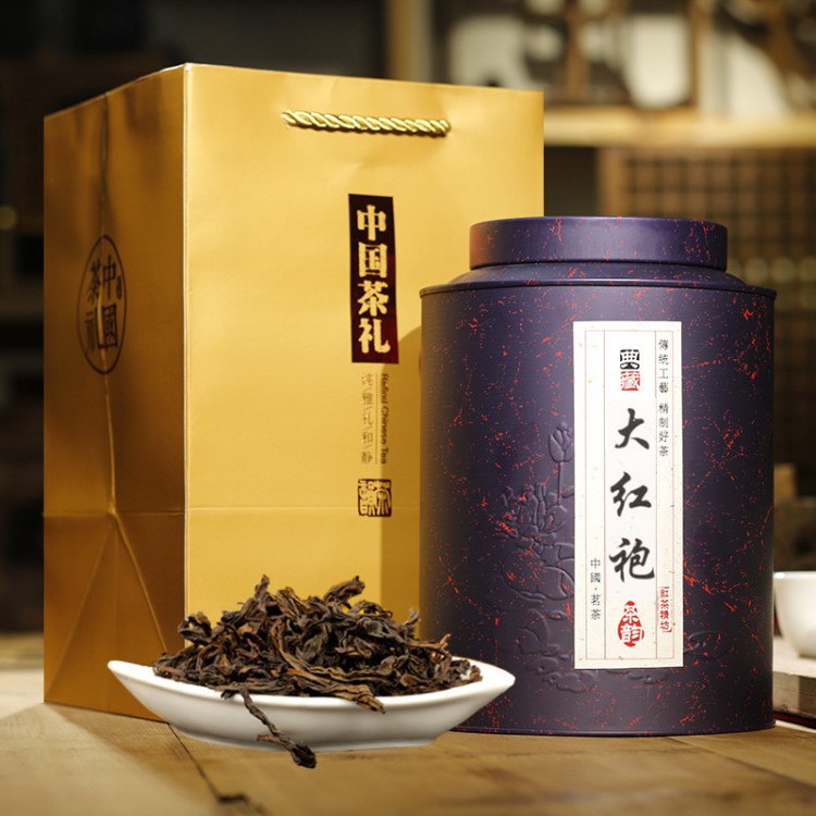 2019新茶 特级春茶浓香大红袍茶叶500g礼盒装 武夷山岩茶乌龙茶