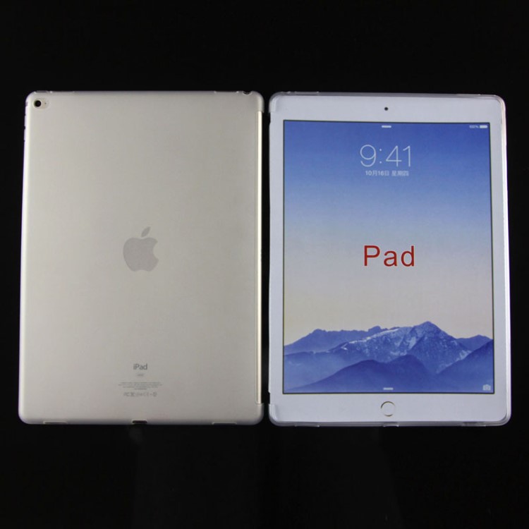 苹果apple Ipad pro smartcover 伴侣套皮纹tpu保护套软批发适用