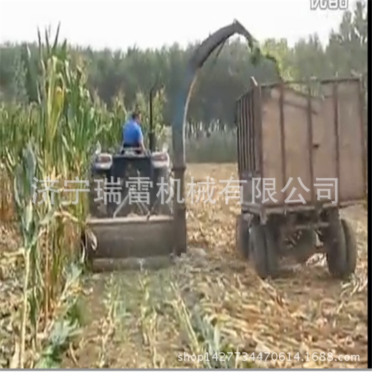 喂入式秸秆回收收割机 畜牧养殖业 玉米秸秆切碎饲料机 青贮打包