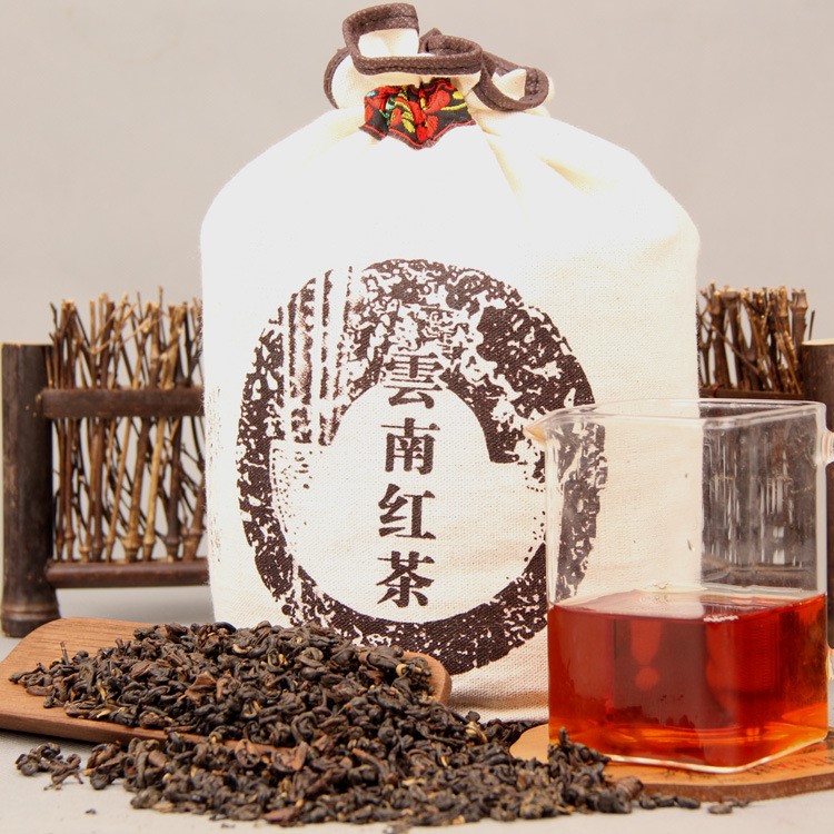 滇红茶红螺 茶叶工夫茶1000g红茶 云南凤庆袋装红碧螺茶叶