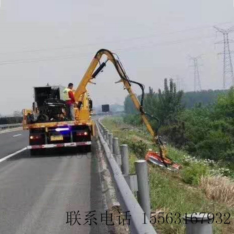 绿化带绿篱修剪车 高速路绿篱修剪机 树木修剪车 润沃机械